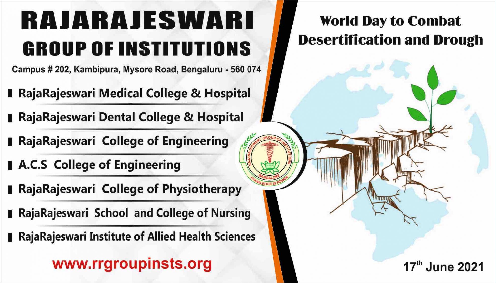 World Day to combat Desertification and Drought