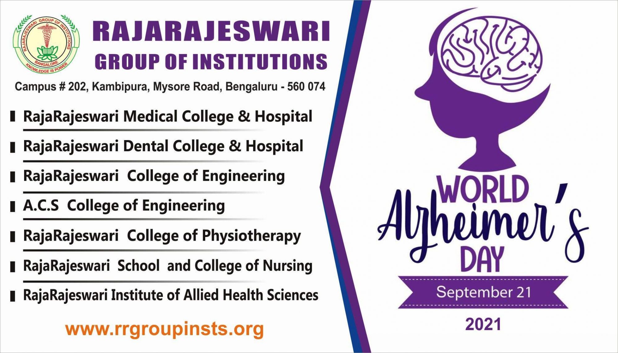 World Alzheimer’s Day 2021