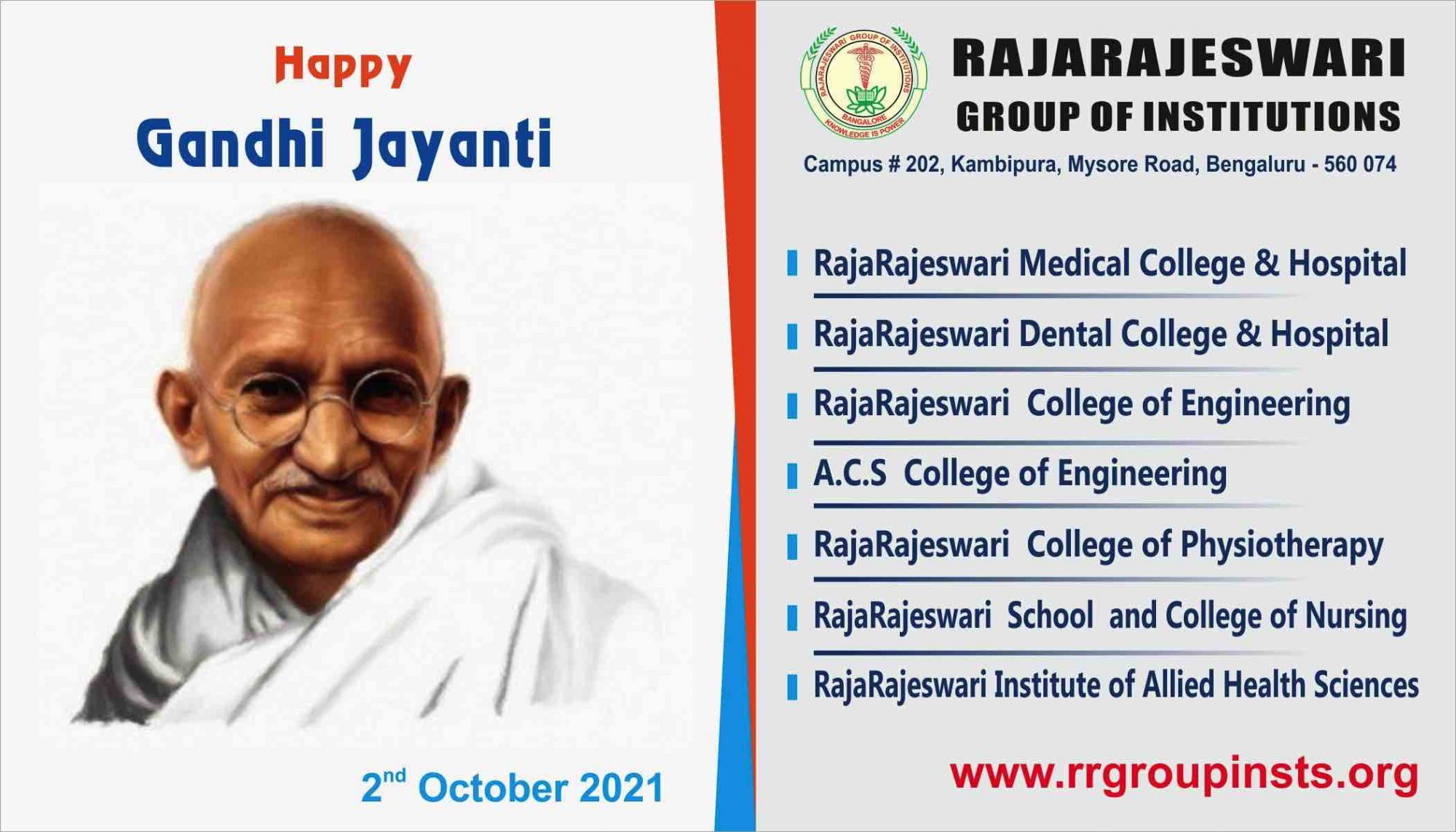 Happy Gandhi Jayanti 2021