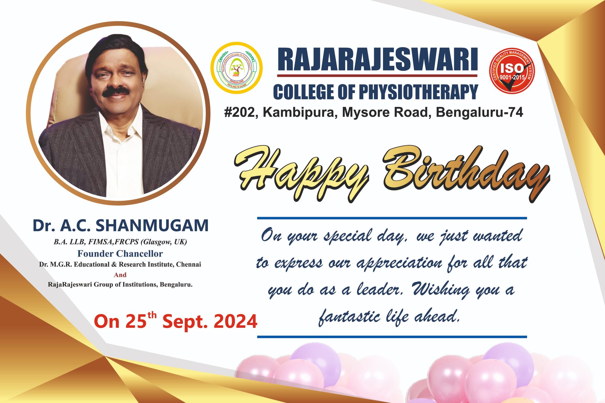 Celebrating the Visionary Behind Our Legacy! 🎉