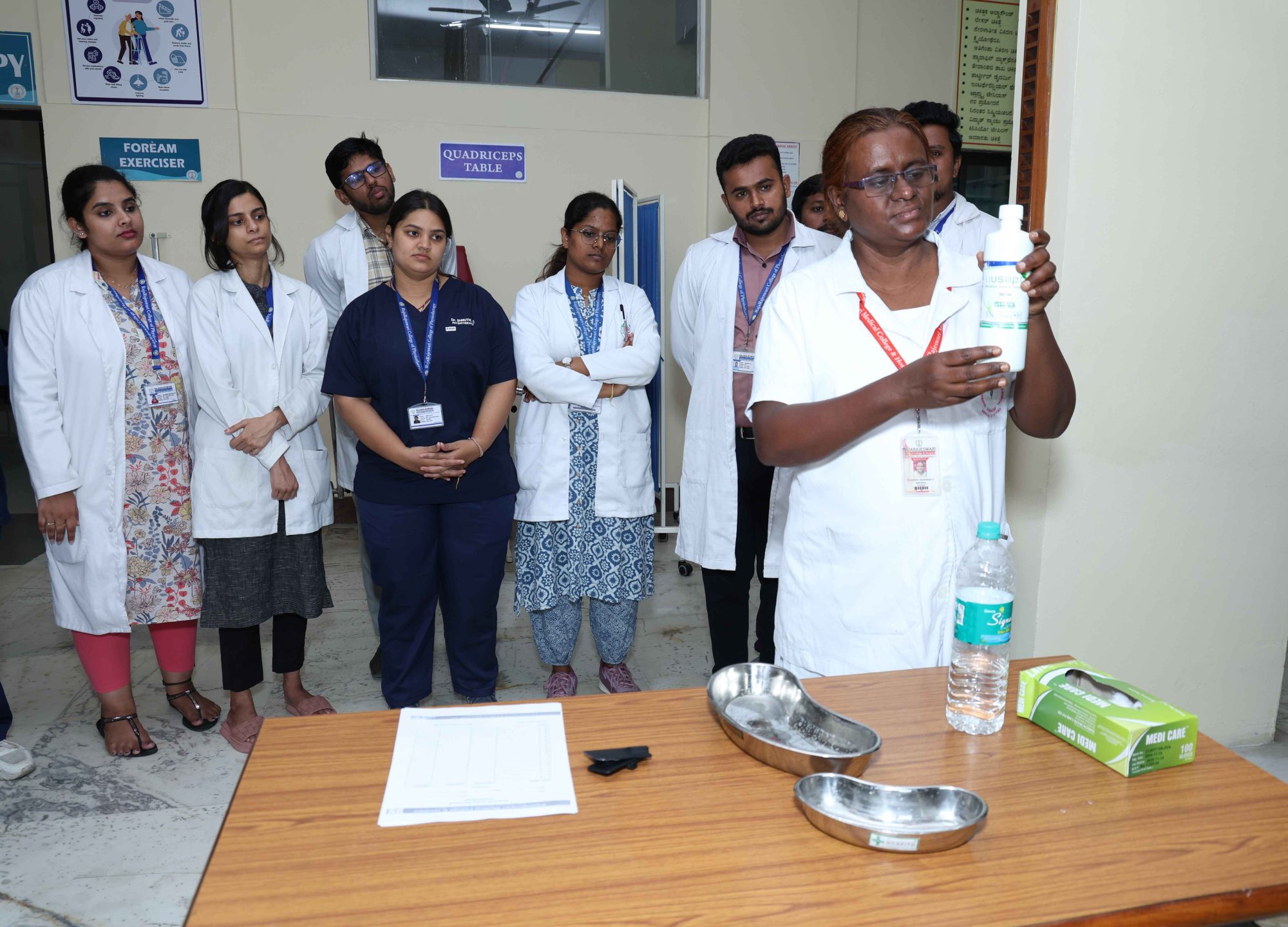 Informative session on “Disinfection of Electrodes and Method to Dilute Disinfectant Solution”