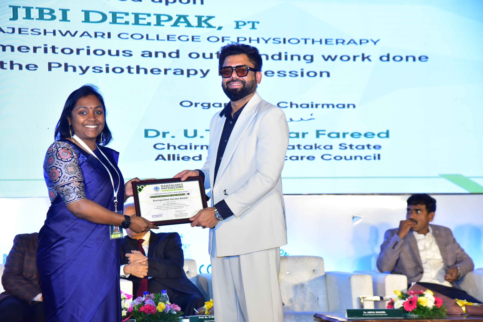 Congratulations Dr. Jibi Deepak for being Honoured with ” Distinguished Service Award “